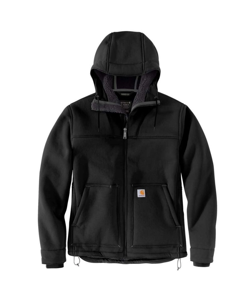 Carhartt WIP Mens Super Dux Relaxed Fit Bonded Active Jacket - Black Nylon - Size 2XL